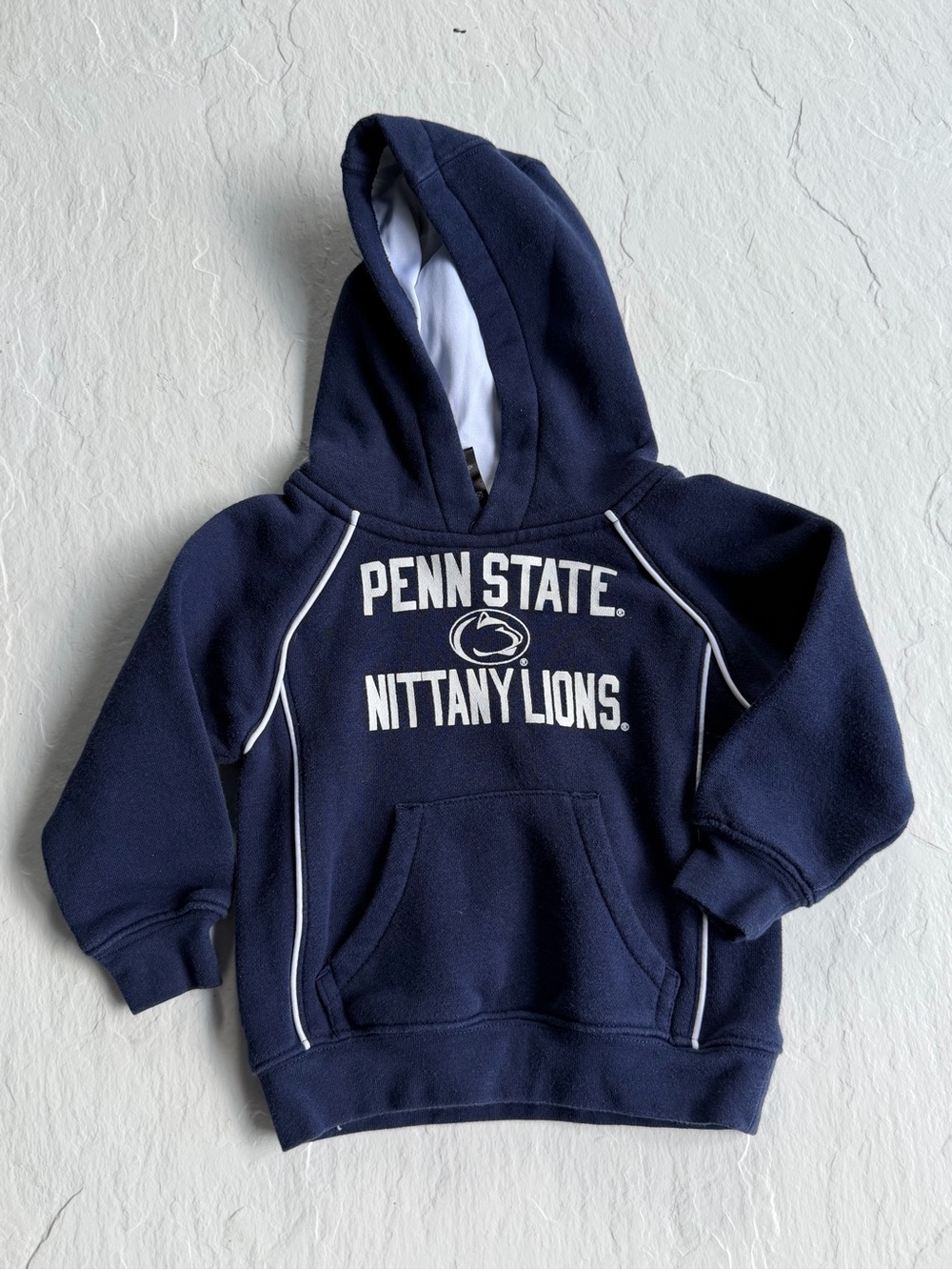 Penn State Kids Navy Hooded Sweatshirt - Nittany Lions Fleece Pullover